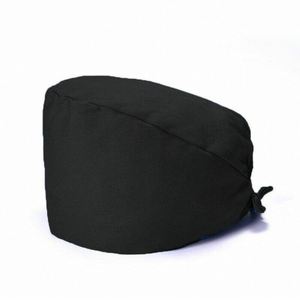 Chapeau chirurgical unisexe pour infirmière, imprimé Hello, doublure en satin, mélange de coton, bonnets de bloc opératoire légers avec détection d'aiguilles, prix de gros - Product Image 2