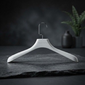 <span class=keywords><strong>Cintres</strong></span> de luxe blancs avec crochet doré, <span class=keywords><strong>bandes</strong></span> antidérapantes, robustes, <span class=keywords><strong>pour</strong></span> armoire et boutique - Product Image 4