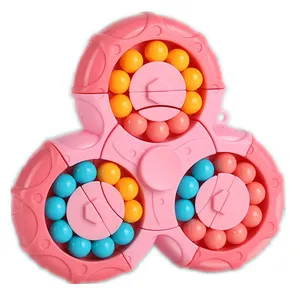 Montessori magico cubo di fagiolo rotante punta delle dita giocattolo per bambini IQ mente cervello Teaser gioco educativo per la casa - Product Image 2