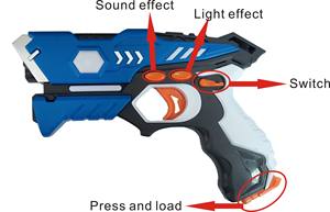 <span class=keywords><strong>Jeu</strong></span> de tir au <span class=keywords><strong>laser</strong></span> infrarouge, projecteur, <span class=keywords><strong>jeu</strong></span> multijoueur, mini-set de <span class=keywords><strong>laser</strong></span> tag, pistolets jouets, <span class=keywords><strong>jeu</strong></span> d'intérieur pour enfants - Product Image 5