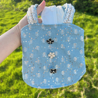 Robe de princesse pour chien en polyester respirant et confortable, style Lolita classique, couleur unie, pour petites races, vente en gros transfrontalière