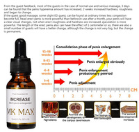 MK MAX Huile de massage corporel pour hommes à base de plantes Produits sexuels de qualité supérieure pour la relaxation intime