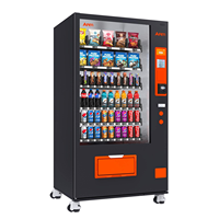 Máquina Expendedora Comercial de Bebidas y Aperitivos AFEN, Envío Rápido en 3 Días desde el Almacén de EE. UU., con Lector de Tarjetas para Bebidas