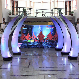 Đám Cưới Hoặc Khách Sạn Ngày Lễ Trang Trí <span class=keywords><strong>Inflatable</strong></span> Elephant Tusk <span class=keywords><strong>Inflatable</strong></span> <span class=keywords><strong>LED</strong></span> Chiếu Sáng Ngà <span class=keywords><strong>Cone</strong></span> Đối Với Đảng Trang Trí - Product Image 1