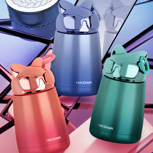 Thermos en acier inoxydable 304 Flopsy Bunny Tide Bunny Elvis Cartoon, bouteille d'eau isolée - Product Image 5