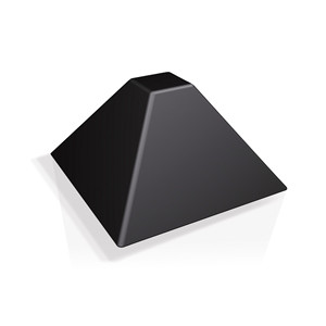 Stampo a piramide con 35 cavità, teglia nera per la preparazione di cioccolatini e caramelle - Product Image 2