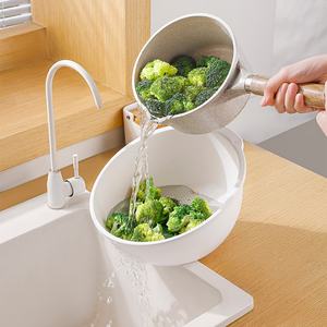 Cestello Scolapiatti e Scolariso in Materiale PP Fant Kitchen, Grande Capacità, Appendibile, per Frutta e Verdura FTK400 - Product Image 2