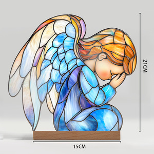 Floral Transparent Acrylique Petite Fleur Fraîche Vague <span class=keywords><strong>Oiseau</strong></span> <span class=keywords><strong>Peint</strong></span> Maison Décoratif Knick-Knacks Ornements De Bureau Chambre Stickers - Product Image 4