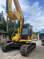 Marché du matériel d'occasion japonais, excavatrice Komatsu PC220, excavatrice à vendre à bas prix, excavatrice sur chenilles d'occasion