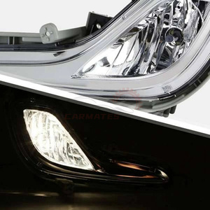 Ensemble de feux de brouillard avant, feux de jour DRL pour Hyundai Accent 2012-2017 92201-<span class=keywords><strong>1R000</strong></span> <span class=keywords><strong>92202</strong></span>-<span class=keywords><strong>1R000</strong></span> - Product Image 3