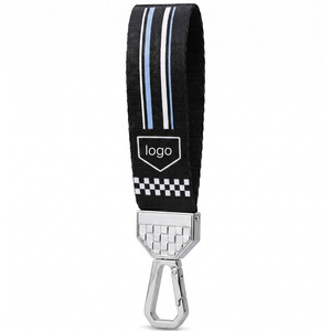 Phone <b>Lanyard</b> Nylon Webbing Minimalist <b>Key</b> Chain Pendant Multicolor Weaving PVC Plastic Logo Printable Cross Border Popular - Product Image 2