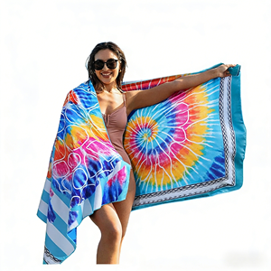 Extra Large Printed <b>Microfiber</b> <b>Beach</b> <b>Towel</b> Super Absorbent Quick-Dry Eco-Friendly Lightweight - Product Image 1