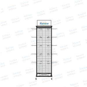 ชั้นวางรองเท้าแบบแขวนหมุนได้ Kainice ทำจากโลหะ สำหรับรองเท้าแตะ รองเท้าคร็อกส์ - Product Image 5