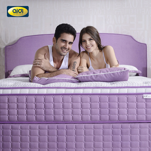 ที่นอน AIDI OEM/ODM ขนาดคิงไซส์ 12 นิ้ว สีม่วง ผ้าหุ้มแบบพ็อกเก็ตสปริงไฮบริดเจลเมมโมรี่โฟม - Product Image 3