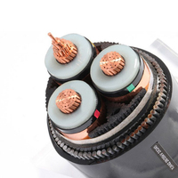 CU AL Leiter 6/10kV 8,7/15kV 26/35kV XLPE SWA PVC Armiertes Mittelspannungs-Stromkabel 3-adrig Wasserdichtes Bergbau-Stromkabel