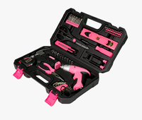 Ensemble d'outils électriques sans fil de haute qualité, perceuse et tournevis, 135 pièces, pour la réparation électrique