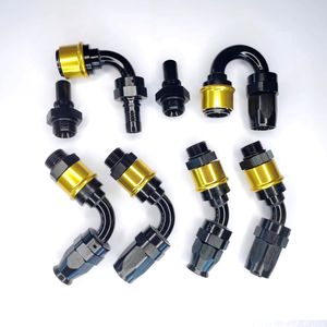 Conectores de Manguera de Liberación Rápida y Engarzado AN4 AN6 AN8 AN10 AN12 de 45, 90 y 180 Grados - Product Image 4