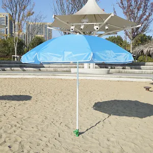 Yeni açık güneş gölge köy bahçe veranda plaj şemsiye gökkuşağı güneş Anti UV koruma plaj şemsiye şemsiye