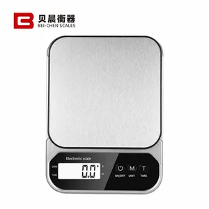 Fast Delivery 5Kg Digital Weight Scale Waterproof Smart Household Mini Black Kitchen Scales for Food