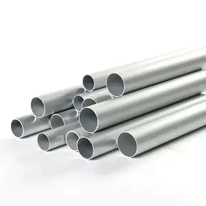 Tubo quadrato rotondo in alluminio di alta qualità tubo rettangolare in lega di alluminio estruso anodizzato