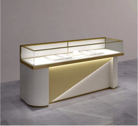 Derniers bijoux en or modernes de luxe et vitrines pour lunettes Taille/couleur personnalisable Utilisation dans le centre commercial