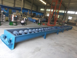 Thiết kế mới <span class=keywords><strong>ls219</strong></span> xi măng cát vô tận shaftless đôi vít băng tải cho gỗ chip - Product Image 5