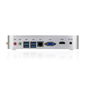 Chi phí thấp i3 8140u không quạt Mini PC 12V Barebone x86 nhôm trường hợp máy tính để bàn máy tính với win11 Linux AU & chúng tôi phích cắm - Product Image 2