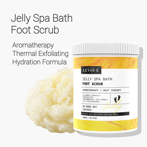 Exfoliante en Polvo para Pies Jelly <span class=keywords><strong>Spa</strong></span>, Eliminador de Callosidades y Piel Muerta, Cuidado para Talones Secos y Agrietados, Exfoliante para Pies OEM - Product Image 1