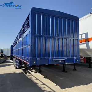 Semirremolque de Carga <span class=keywords><strong>Agrícola</strong></span> de Alta Calidad a Precio de Fábrica, 4 Ejes, Capacidad de Carga de 60 a 80 Toneladas, con Barandas - Product Image 2