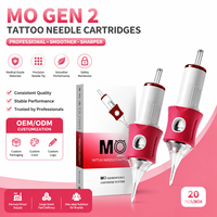 Aiguilles de cartouche jetables MO Gen 2 pour tatouage et maquillage permanent, acier inoxydable de haute qualité, membrane en silicone 7RL