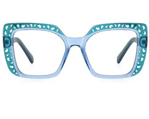 نظارات July للبيع بالجملة عدسة شفافة كبيرة الحجم نظارات إطار مربع كبير نظارات إطارات بصرية مضادة للأزرق - Product Image 4