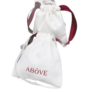 New Style Eco Friendly Custom Printed Small Cotton Soft Linen Dust <b>Bags</b> Jewelry Gift Packaging Drawstring Storage <b>Bag</b> - Product Image 5