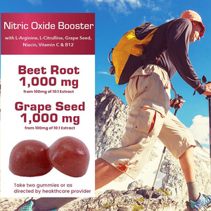 Gummies à la racine de betterave en marque privée OEM, booster d'oxyde nitrique avec vitamines, soutient la circulation sanguine et la santé cardiaque, complément antioxydant - Product Image 3