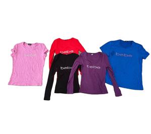 Liquidation d'usine pour dames Basic Top Cotton Apparel Stocklot Vente en gros USA EUR Taille Liquider Offprice Outlets Brand New - Product Image 1