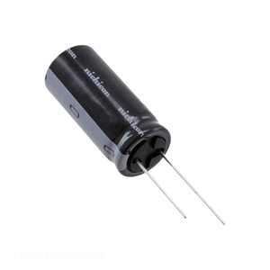 Condensateur Radial à Trou Traversant 2200 uF UKL1E222KHD CAP ALUM 2200UF 10% 25V – Distributeur Agréé - Product Image 1