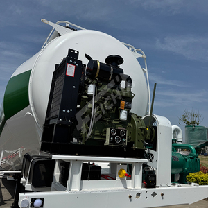 Hot bán New Loại 3 trục 2 khoang 85 khối bột Tank số lượng lớn xi măng Giao thông vận tải bán Trailer xe tải Trailer - Product Image 6