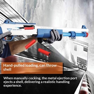 Modelos de Pistolas de Juguete, Lanzadores de Espuma (39 Pulgadas), Escopeta de Balas Blandas, Expulsión de Cartuchos Vacíos, Juguete para Niños, Pistola de Juguete de Plástico con Balas Blandas - Product Image 3
