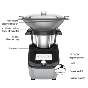 Termómetro inteligente para cocina, robot con Control táctil, <span class=keywords><strong>wifi</strong></span>, <span class=keywords><strong>Tm6</strong></span>, fabricante de sopa, novedad - Product Image 6