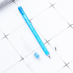 <span class=keywords><strong>Crayon</strong></span> créatif transparent en plastique en forme d'œuf à 9 sections, corps multicolore HB, mine remplaçable - Product Image 4