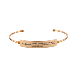 Bracelet tendance en acier inoxydable 316L plaqué or PVD, accessoire de bijouterie durable et résistant - Product Image 2