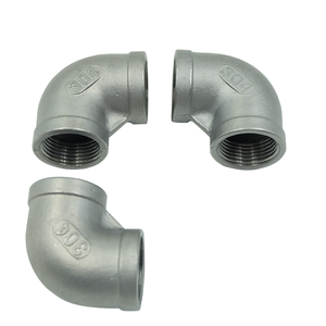 Raccordo per Tubi in Acciaio Inox DKV <span class=keywords><strong>SS</strong></span> 304 316L, Gomito Femmina Ridotto a 90 <span class=keywords><strong>Gradi</strong></span> con Filettatura BSP - Product Image 5