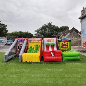 Nuovo salto 4 in1 gonfiabile air Game Sport basket dardo passo anello lancio goal Fun City - Product Image 4