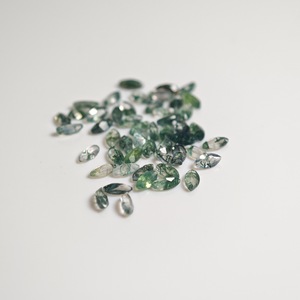 Natural Marquise Cut Agate Loose Stones Green For Jewelry Making - Product Image 1