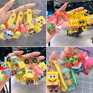 Llavero 3D de Bob Esponja y Patricio Estrella, Colgante de Plástico Kawaii para Mochila, Llaves de Coche, Regalos para Parejas - Product Image 2