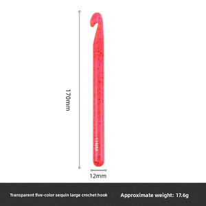 Nouveau Kit <span class=keywords><strong>de</strong></span> Crochet en cristal <span class=keywords><strong>de</strong></span> paillettes transparentes colorées 12 15 18 20 25mm outil <span class=keywords><strong>de</strong></span> tricot <span class=keywords><strong>de</strong></span> laine Kit <span class=keywords><strong>de</strong></span> <span class=keywords><strong>couture</strong></span> en plastique Durable pour le ménage - Product Image 6