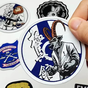 Tùy Chỉnh 3D Thêu Dệt Các Bản Vá Lỗi Phù Hiệu Có Thể Giặt Mật Độ Cao Nhà Máy Trực Tiếp Polyester Cho Quần Áo Túi Nhãn - Product Image 4