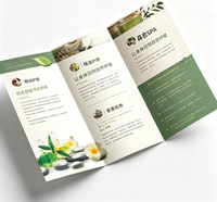 Brochure pliée personnalisée imprimée, dépliant A4 A5, impression de livrets pour cours en ligne, écoles de langues, coaching carrière