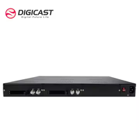 DIGICAST DVB HLS RTMP HTTP para Cabeza de Red Digital de TV/Satélite Encriptada, Tarjeta SIM, Convertidor DVB S2 HD IRD RF a IP con ASI I/O