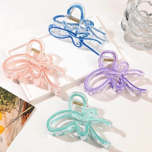 IStapromo Gifts Drip oil gradient refreshing butterfly shark grip <b>clip</b> for girls hearts hair accessories headwear, and grip <b>clip</b> - Product Image 6