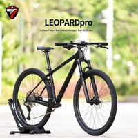 Vélo de montagne TWITTER LeopardPro avec cadre en fibre de carbone, freins à disque hydrauliques M6100 12 vitesses, XC Cross-Country, 27,5/29 pouces